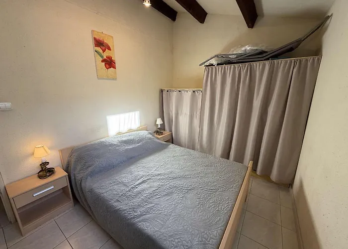 Villa T2 Avec Piscine, Proche Et Commerces - 4 Couchages, Parking Privé - Fr-1-81-388